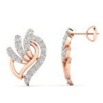 Hazel sparkling diamond earrings - Image 6