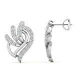 Hazel sparkling diamond earrings - Image 11