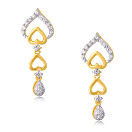 Rosaline cluster earrings