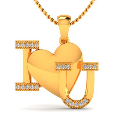 Je Taime Diamond Pendant