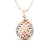 Freya Lattice diamond pendant (Without Chain) - Image 5