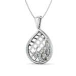 Freya Lattice diamond pendant (Without Chain) - Image 10