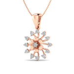 Glorious Flower sparkling pendant (Without Chain) - Image 7