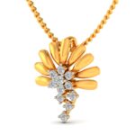 Floral Feather Glory pendant (Without Chain) - Image 2