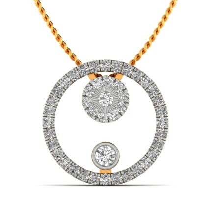 Surrounded by Diamonds pendant