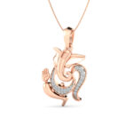 Nritya Ganapati diamond pendant (Without Chain) - Image 7