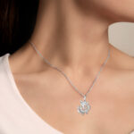 Nritya Ganapati diamond pendant (Without Chain) - Image 15