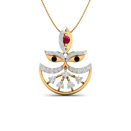 Devi Maa Diamond pendant (Without Chain)