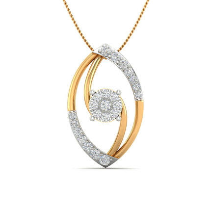 Stunning Iris diamond pendant (Without Chain)