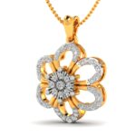 Superflora dazzling diamond pendant (Without Chain) - Image 2