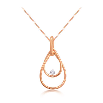 Majestic Staff diamond pendant