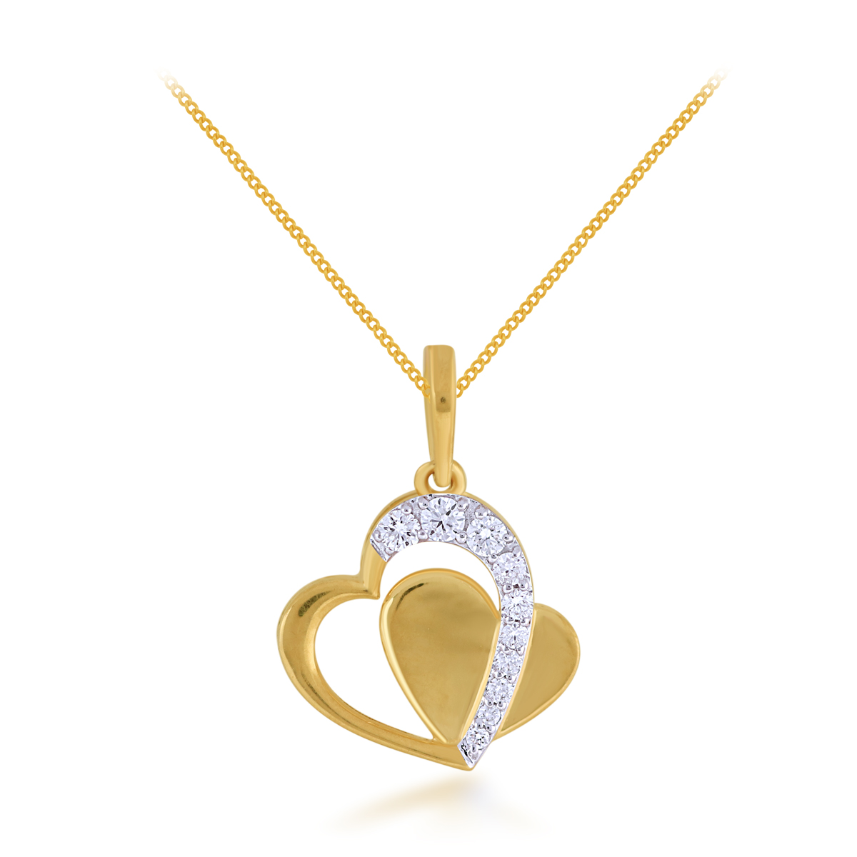 PDP-05309-M Noble Rod diamond pendant - Image 1