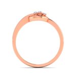 Droplets floral diamond ring - Image 7