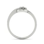 Droplets floral diamond ring - Image 10