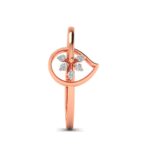 Droplets floral diamond ring - Image 8