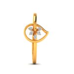 Droplets floral diamond ring - Image 3