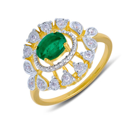 Exquisite Baton diamond ring